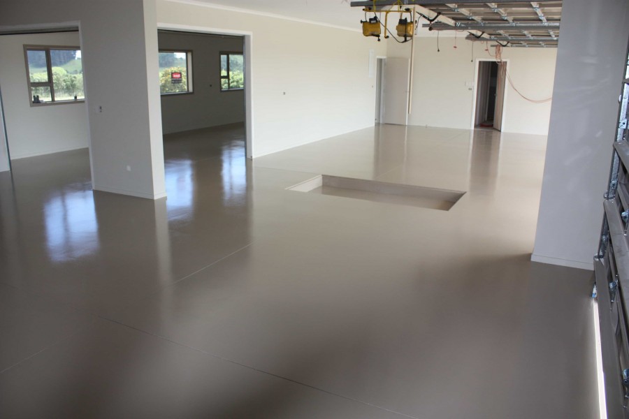 Cape Contracting garage floor finishing